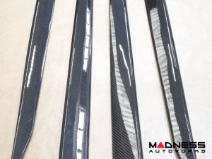 Alfa Romeo Giulia Side Skirts - Carbon Fiber - Stile Italia 